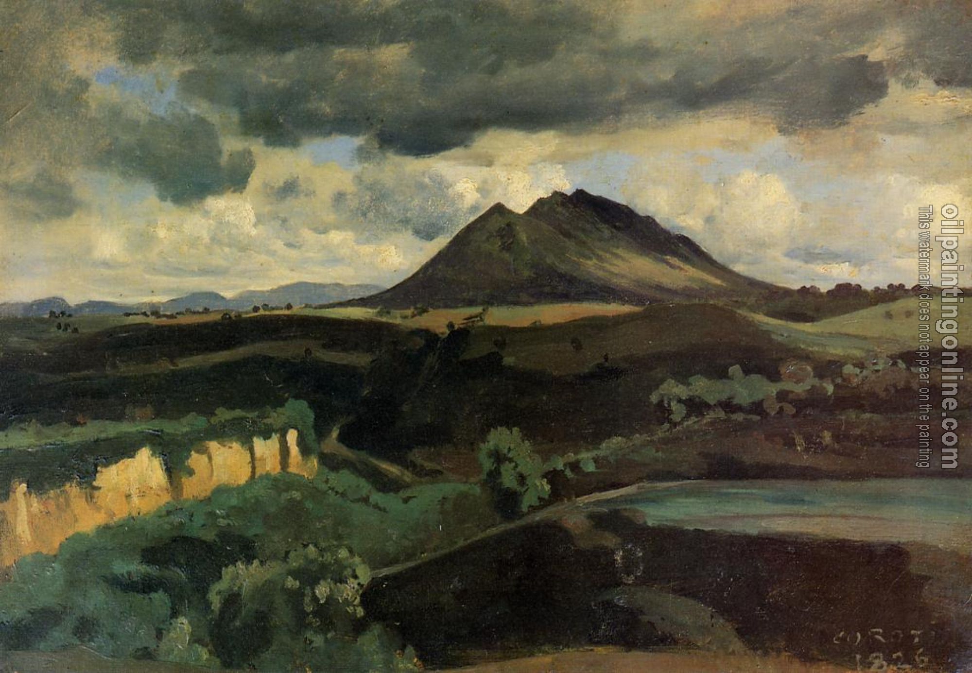 Corot, Jean-Baptiste-Camille - La Monta Soracte